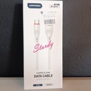 CABLE USB-A a LIGHTNING 2.1a 1M- JR-CB127 JORREZI