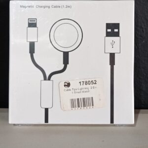 CABLE USB-A a LIGHTNING 2 EN 1 SMART WATCH _ 1.2M