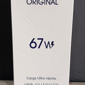 CARGADOR USB-A a TIPO C ORIGINAL 67W NJ-31