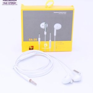 AUDIFONOS / AURICULARES CON CABLE 3.5mm - SA-20