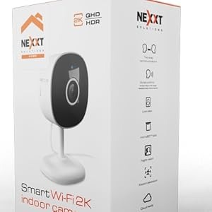 CAMARA INTELIGENTE P/INTERIOR NEXXT 2K, SD, INALAMBRICO