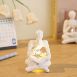 Lampara Estatua con libro