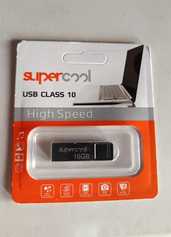 MEMORIA USB 16GB / CLASS 10 / SUPERCOOL