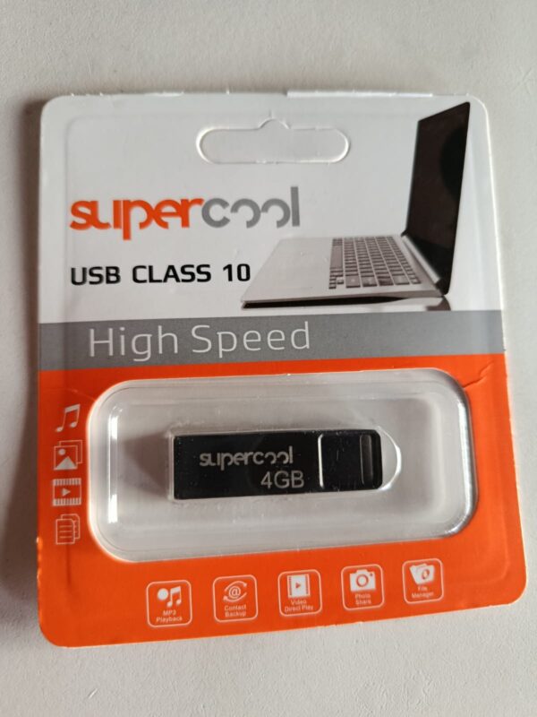 MEMORIA USB 4GB / CLASS 10 / SUPERCOOL