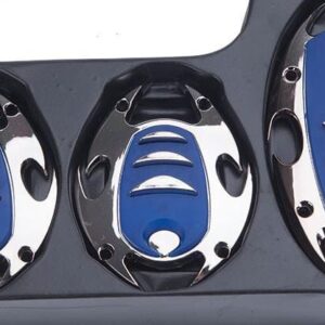 Cubre Pedal de aluminio para Carros / sport pedal pad Azul