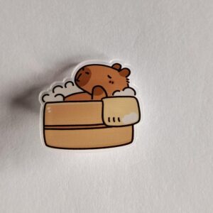 Pin plastico de capybara