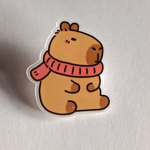 Pin plastico de capybara