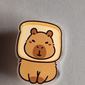Pin plastico de capybara
