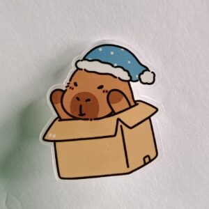 Pin plastico de capybara