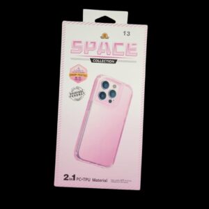 COBERTOR/PROTECTOR SAMSUNG A15 2en1 TRASPARENTE/COLORES SPACE COLLECTION