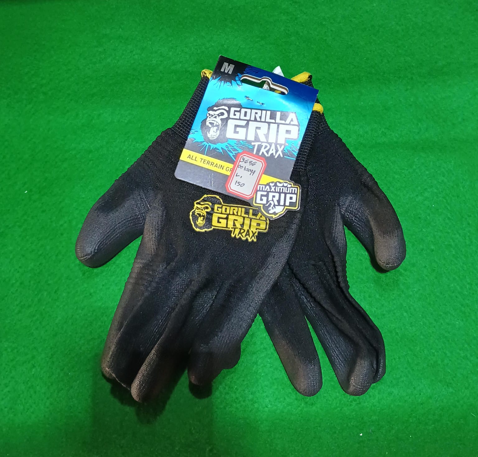 GUANTES DE NITRILO DE ESPUMA ECONOMICO TALLA M / 8 MAXIMUM GRIP