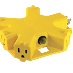 adaptador eléctrico múltiple, cinco salidas 125V, 15A, 1875W, 60HZ SEGUNDA (DRW)