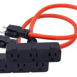 ADAPTADOR DE TOMA CORRIENTE AMERICANO 2 PIES, LA004H/LA052F  SJOW SJEOOW SJTW SEGUNDA (DRW)