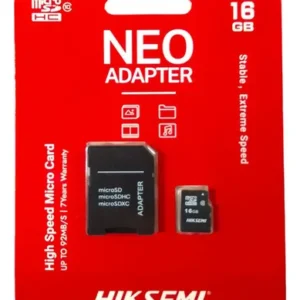 MEMORIA microSD 16GB NEO HIKSEMI XC V30 CLASE 10