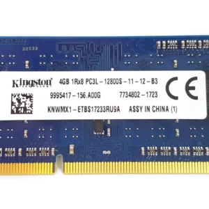 Memoria RAM de 4 GB Kingston DDR3 2rx8 ACR512X64D3S16C11G SODIMM PC3-12800 (800 MHz)
