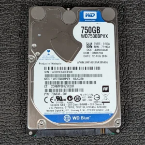 DISCO DURO HDD WD 750 GB WD7500bpvx 2.5 para laptop de segunda