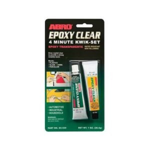 Epoxy Steel 4 minutos Hierro epoxico ABRO Trasparente